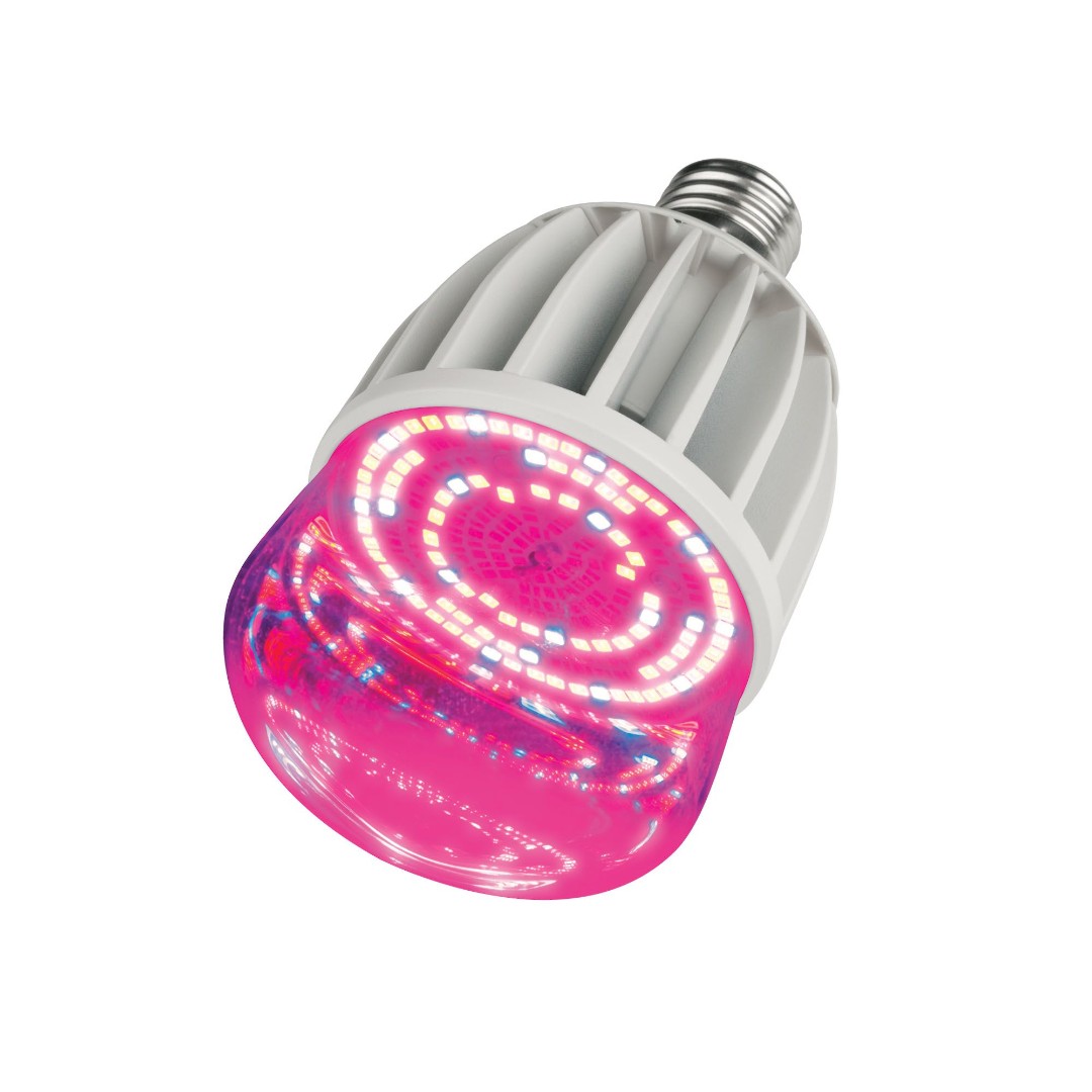 LED-M80-20W/SP/E27/CL ALS55WH Лампа светодиодная для растений, IP54. Форма M LED-M80-20W/SP/E27/CL ALS55WH Лампа светодиодная для растений, IP54. Форма M