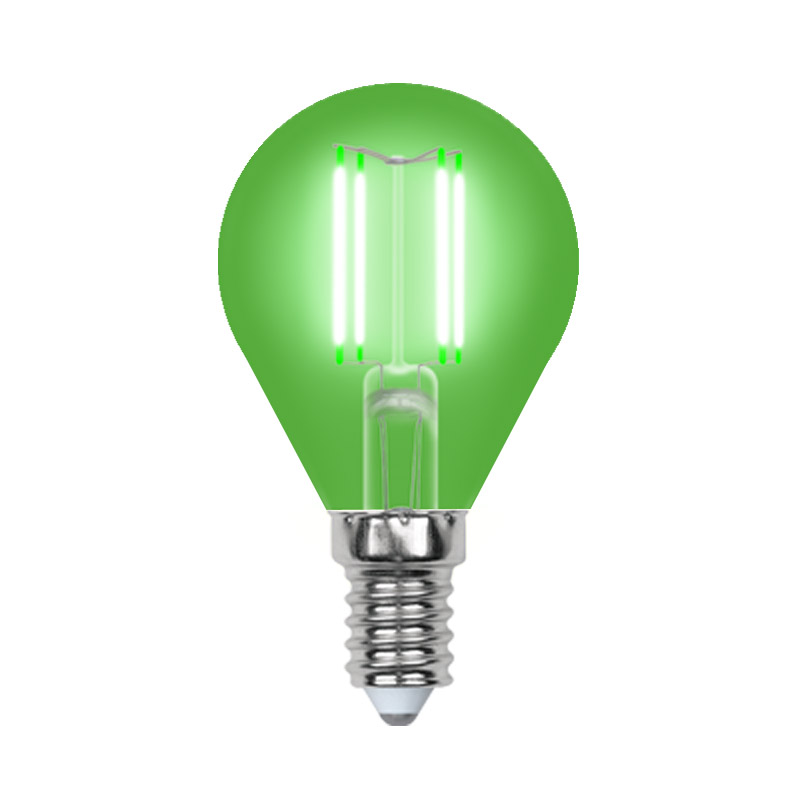 LED-G45-5W/GREEN/E14 GLA02GR Лампа светодиодная. Форма шар LED-G45-5W/GREEN/E14 GLA02GR Лампа светодиодная. Форма шар