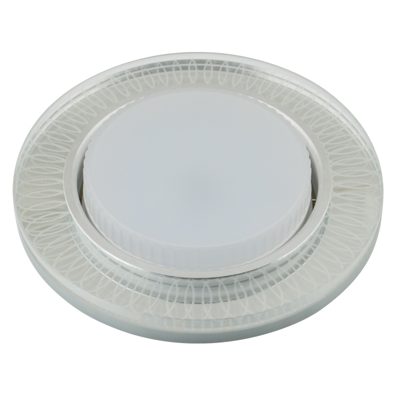 DLS-L155 GX53 GLASSY/CLEAR 3D Светильник декоративный встраиваемый, серия Luciole. Без лампы, цоколь DLS-L155 GX53 GLASSY/CLEAR 3D Светильник декоративный встраиваемый, серия Luciole. Без лампы, цоколь