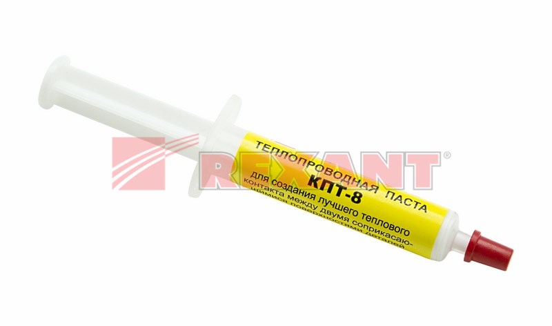 Паста теплопроводная REXANT, КПТ-8, 2 мл, шприц